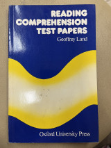 Reading comprehension test papers