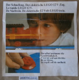 Der Schnellzug der elektrische Lego 12 V Zug. Le rapide Lego 12 v. De Sneltrein…