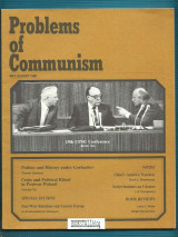 Problems Of Communism : Vol. xxxvii No. 3-4 1988