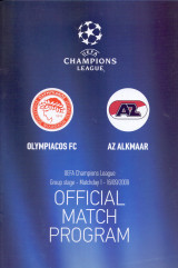 Ολυμπιακός - Αλκμάαρ / Match Program - Champions League 2009-2010
