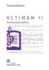 Ultimum II: For Violoncello and Piano: 2008