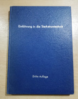 Einführung in die starkstromtechnik dritte auflage