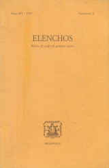 Elenchos – 1991, 2 [Rivista di studi sul pensiero antico]