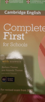 Complete First for Schools Workbook with answers