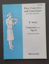 Easy concertos and concertinos for violin and piano F. Seitz concerto in D op.15