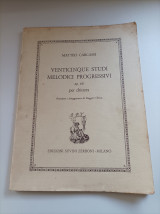 Venticinque studi melodici progressivi o.p. 60 per chitarra