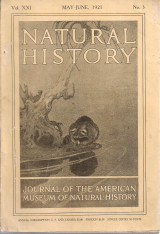 Natural History, Vol.XXI, May - June 1921 No.3