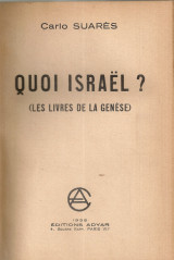 Quoi Israel? (Les livres de Genese)