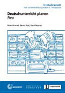 Deutschunterricht planen neu