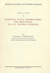Lecture Series 25 monetary policy, unemployment and wage rates: the u.s. postwar experience