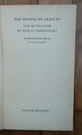 Das deutsche Gedicht