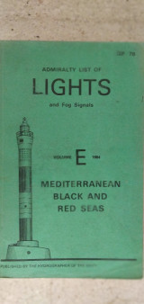 Admiratly list of Lights and Fog Signals - Volume E