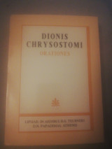 Dionis Chrysostomi Orationes vol I