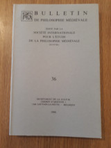 Bulletin de philosophie medievale, no. 36