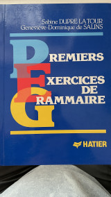 Premiers exercices de grammaire
