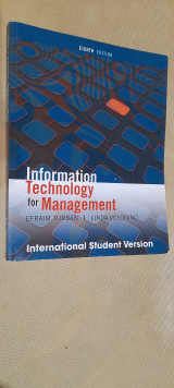 Information Technology for Management International Student Version Eighth Edition