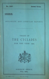 Report for the year 1904 on the trade of the Cyclades