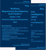 Κώδικας φορολογίας εισοδήματος Ν.4172/2013, 2020 1ος