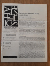 American Society for Aesthetics Newsletter, vol. 17,1 (Spring 1997)