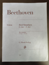Beethoven zwei sonatinen G-dur/F-dur. Urtext