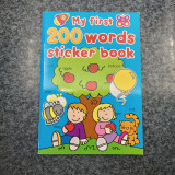 My first 200 words sticker book
