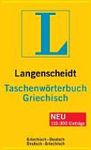 Langenscheidt Taschenwörterbuch Griechisch