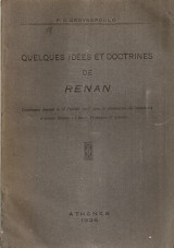 Quelques idées et doctrines de Renan
