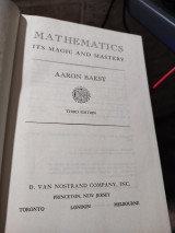 Mathematics its magic and mystery