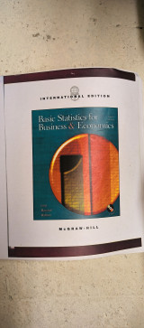 Basic statistics for Business & Economics