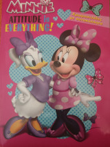Minnie χρωμοσελιδες με αυτοκόλλητα