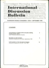 International Discussion Bulletin : Thirteenth World Congress – IDB 4