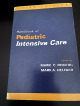 Handbook of Pediatric Intensive Care