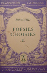 Poésies choisies Tome II