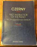 Czerny first instructor of the piano πρώτη διδασκαλία πιάνου opus 599 για πιάνο