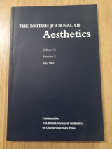 The British Journal of Aesthetics, vol. 41,3