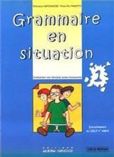 Grammaire En Situation 1 Professeur N/E