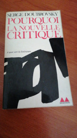 Pourquoi la nouvelle critique