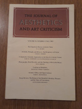 The journal of aesthetics and art criticism, vol. 58,4 (Fall 2000)