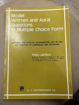 Model Written and Aural Questions in Multiple Choice Form