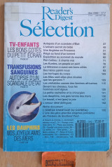 Reader's Digest Selection Mai 1992 Tv enfants. Trannsfusions sanguines. Les dauphines.