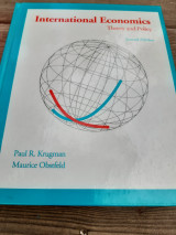 International Economics. Theory and Policy.
