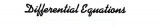 Differential equations