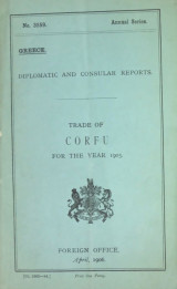 Report for the year 1905 on the trade and commerce of Corfu