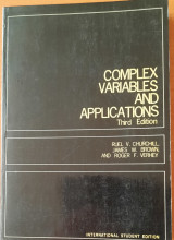 Complex Variables and Applications. Third Edition. ([By] Ruel V. Churchill, James W. Brown, Roger F. Verhey.).