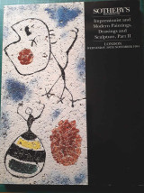 Impressionist and Modern Paintings, Drawings and Sculpture
