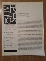 American Society for Aesthetics newsletter, vol. 18,1 (Spring 1998)