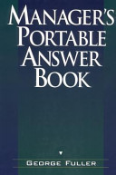 Manager's Portable Answer Book
