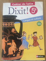 Cahier de latin 5e Dixit !