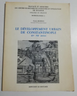 Le developpement urbain de Constantinople