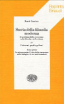 Storia della filosofia moderna. Il problema della conoscenza nella filosofia e nella scienza